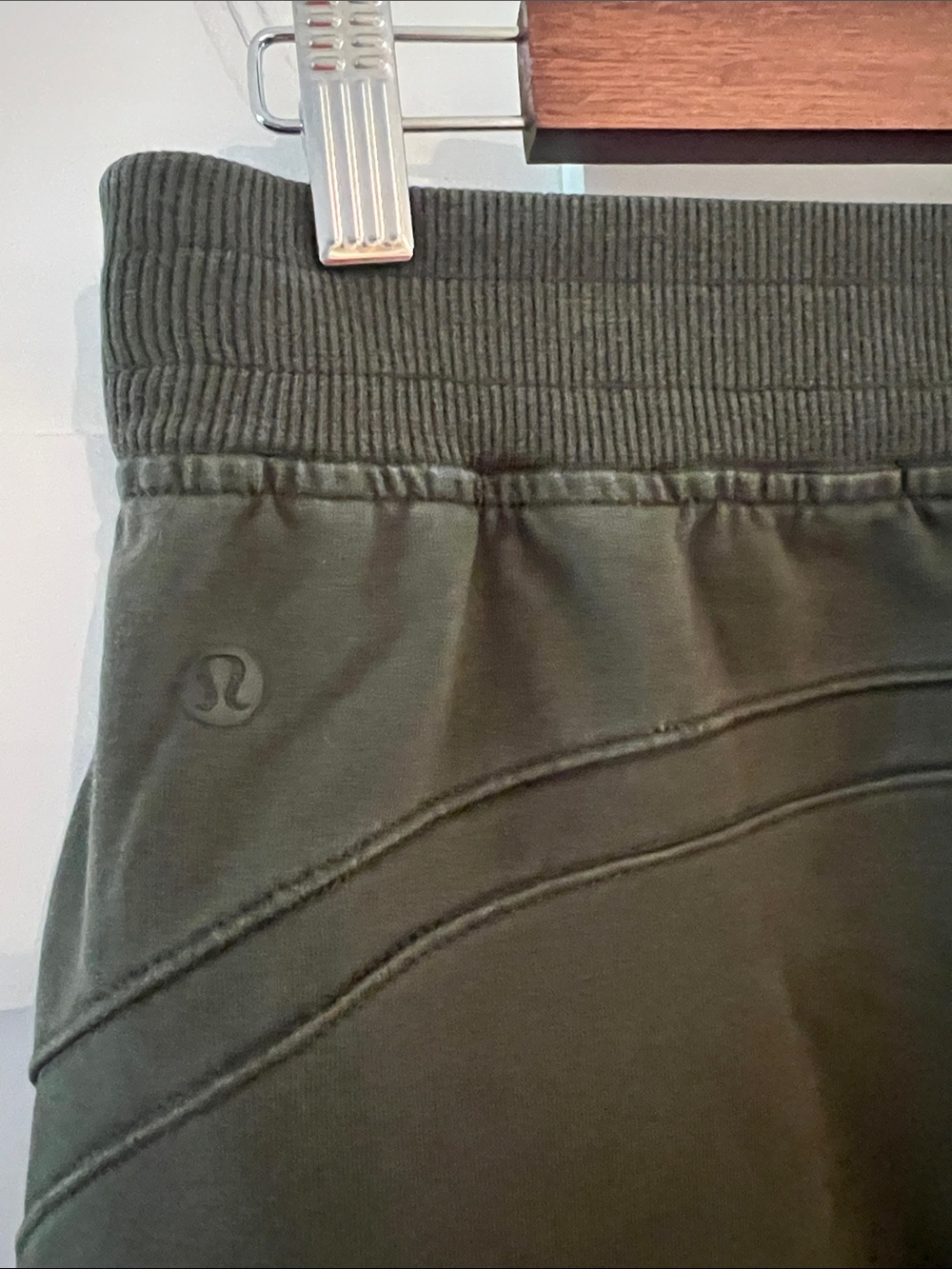 Lululemon Athletica La Wide Leg Side Split High-rise Pant In Green EUC - Picture 3 of 5